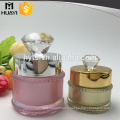 5g 10g cosmetic acrylic cream jar with diamond cap